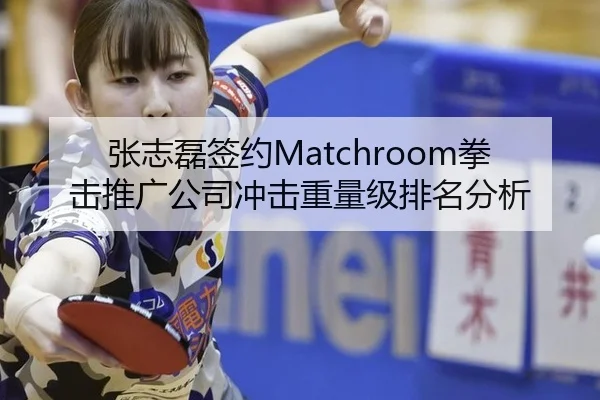 张志磊签约Matchroom拳击推广公司冲击重量级排名分析